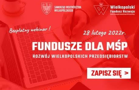 Rozwój wielkopolskich przedsiębiorstw - webinarium