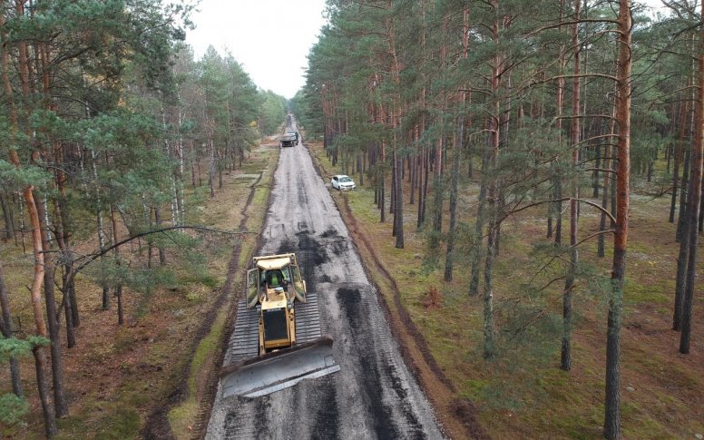 Przebudowa drogi powiatowej nr 1341P Gębice-Wyszyny