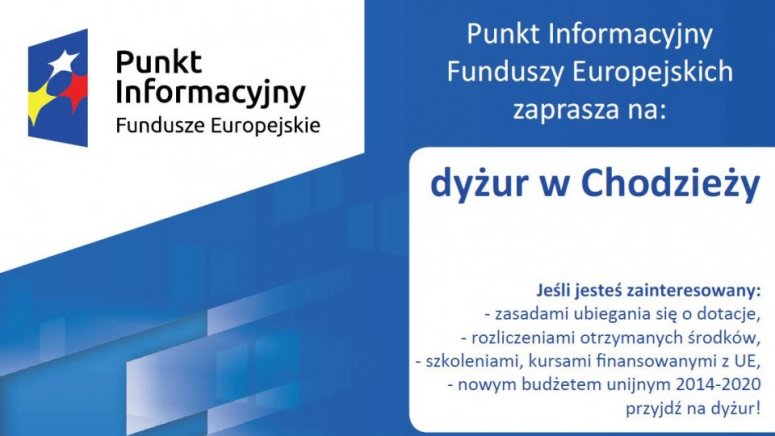 Zaproszenie na dyżur PIFE w Chodzieży w dniu 3 kwietnia 2018 r.