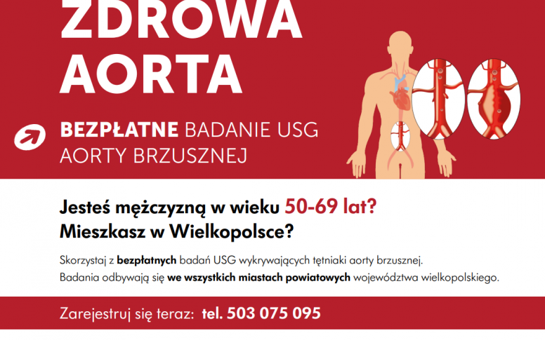 Bezpłatne badanie USG aorty brzusznej