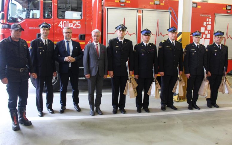 Chodziescy strażacy wrócili z misji w Grecji 