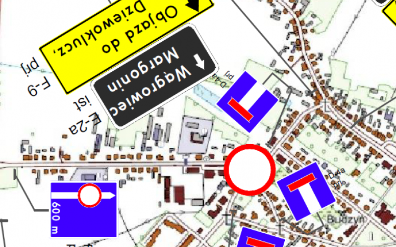 Roboty drogowe w Budzyniu