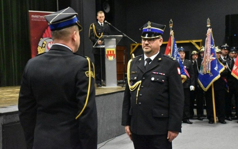 Pożegnanie komendanta KP PSP bryg. Adama Grunwalda