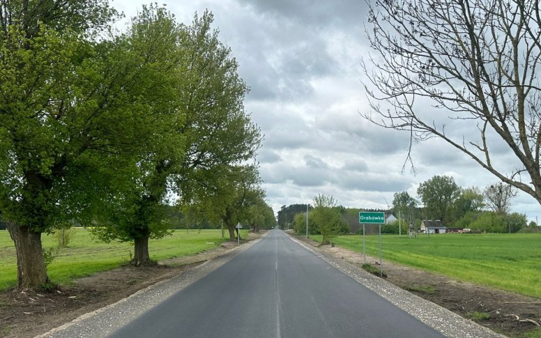 REMONT DROGI POWIATOWEJ NR 1177P W M. GRABÓWKA - koniec 