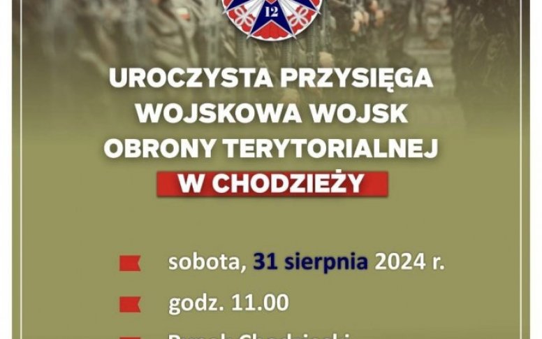 Uroczysta Przysięga Wojskowa Wojsk Obrony Terytorialnej