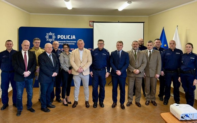 Odprawa Roczna w Komendzie Powiatowej Policji w Chodzieży
