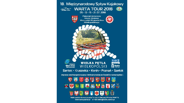 18 Międzynarodowy Spływ Kajakowy WARTA TOUR 2018