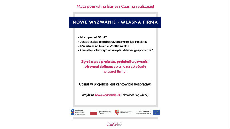 Nowe wyzwanie - własna firma