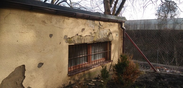 Szatnia zewnętrzna przy MOS - niebawem ten widok zupełnie się zmieni
