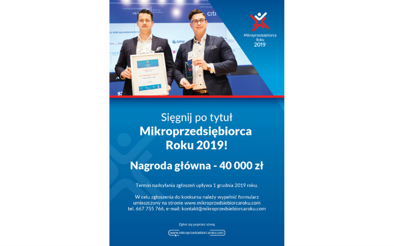 Konkurs Mikroprzedsiębiorca Roku 2019